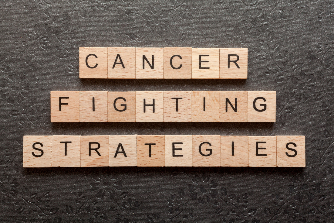 Cancer fighting strategies concept